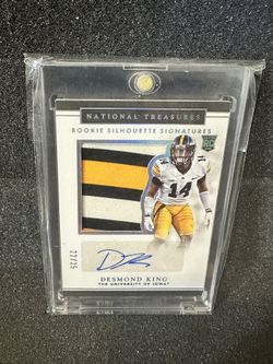 Desmond King Rookie Auto Patch 22/25 And 6/49