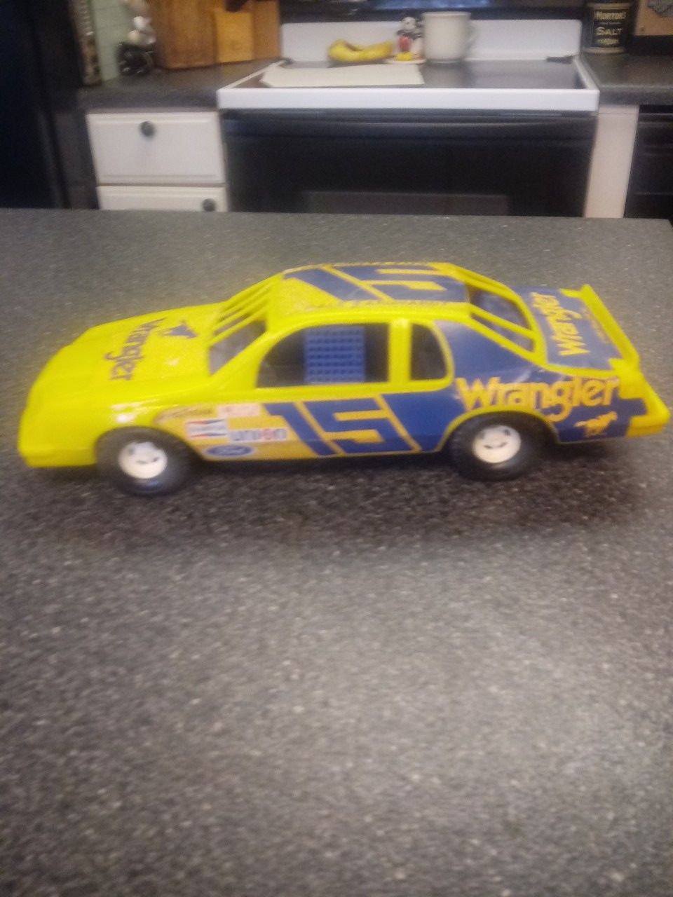 VERY RARE ERTL PLASTIC CAR MADE FOR BLUEBELL EMPLOYES 38 YEARS OLD 150 BUCKS OR BEST OFFER CAR IS 12 1/2 INCH ES LONG