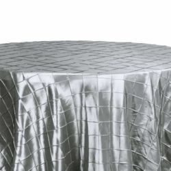 Sell Round  Tablecloth Silver 108” $5