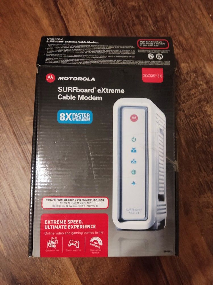 Motorola SURFboard Extreme Cable Modem DOCSIS 3