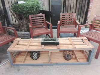 Wooden Patio Set