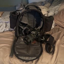 Nikon Camera And Bag 