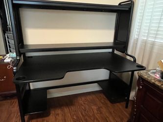 Black IKEA Desk