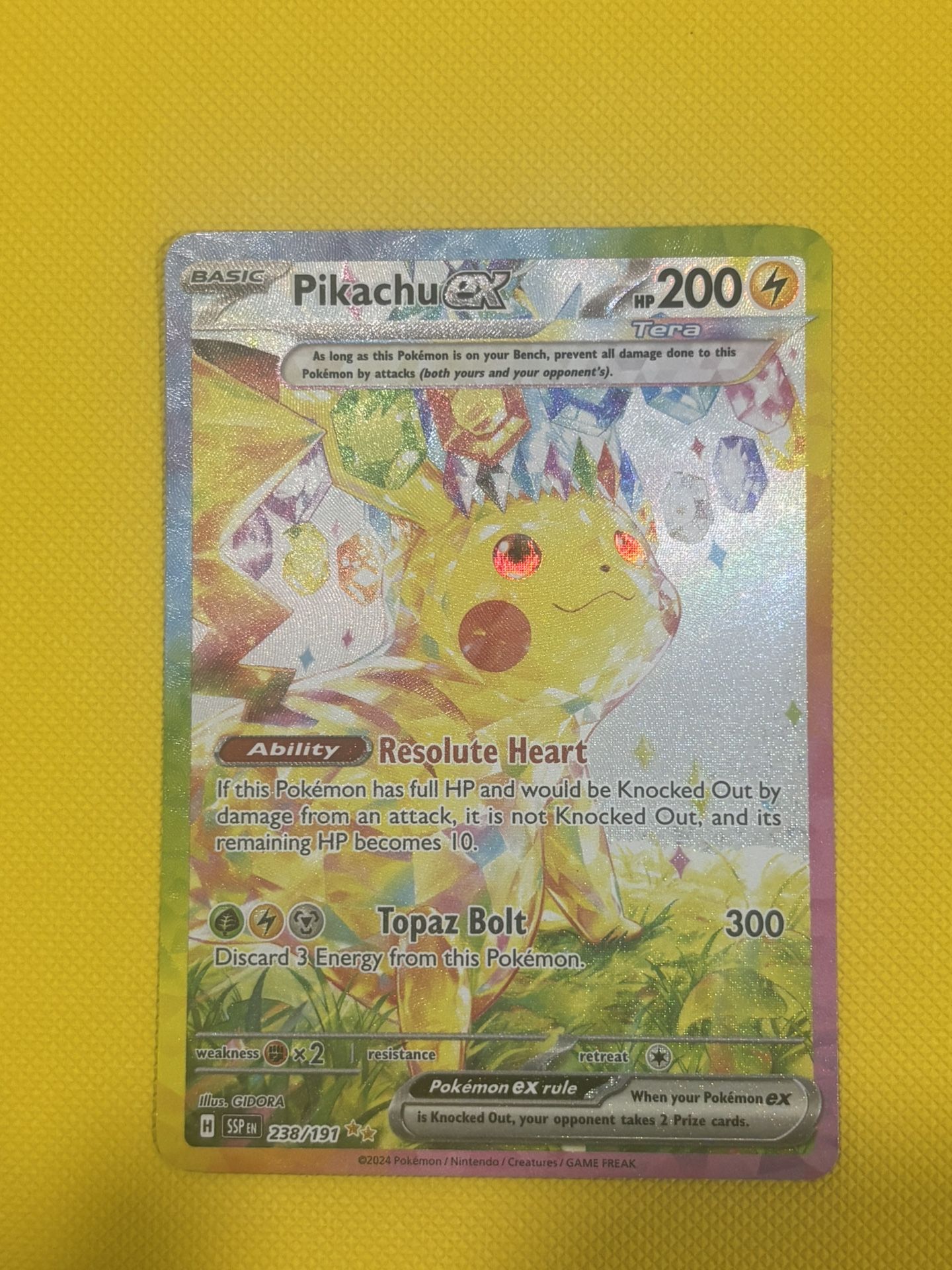 Pikachu ex 238/191