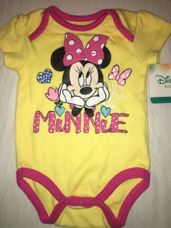 6-9 month Minnie Mouse onesie