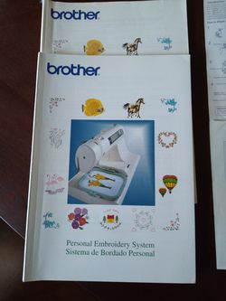 Brother Personal Embroidery System manuals (2)