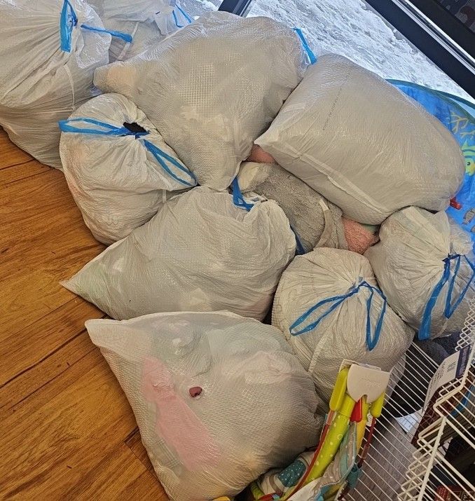 Huge Lot 9 Large Bags Of Toddler Boy Clothes