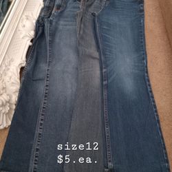 Boys Jeans  Size 12  $5.ea Jacket $10.