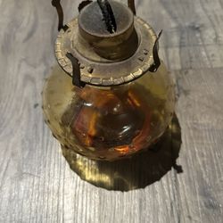 Vintage Glass oil Lamp