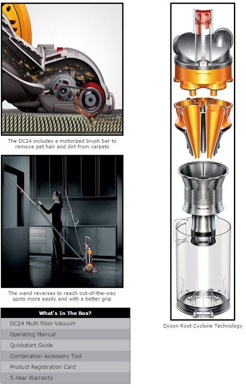 Dyson DC24 Ball All-Floors Upright Vacuum Cleaner