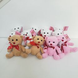 12 teddy bears