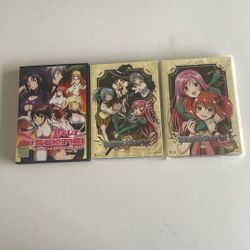Sekirei Complete Series and Rosario+vampire 1 and 2