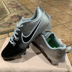 Nike Vapor Edge Speed 360 2 "Metallic Silver/Black/White" Men's Football Cleat