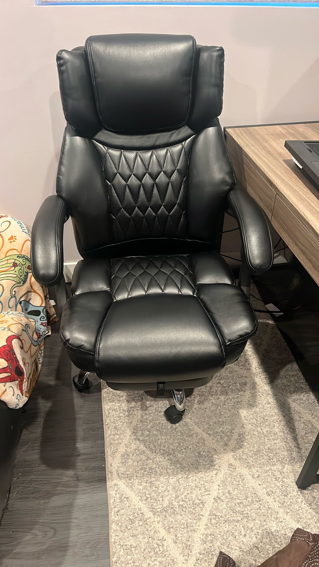 Leather Office Chair Perfect Condition Heavy Duty