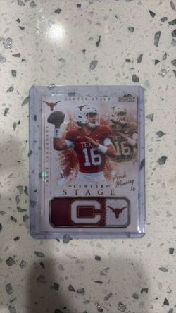 Arch Manning Texas Longhorns Center Stage Trading Card