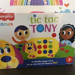 FISHER PRICE GAME - TIC TAC TONY - AGES 3* - BRAND NEW