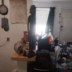 african wooden statue