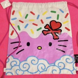 Hello Kitty Icecream Drawstring Backpack 