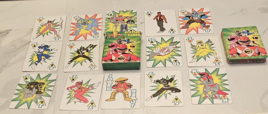 1994 Power Rangers  Card Game