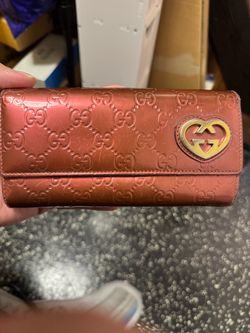 💖✨ AUTHENTIC GUCCI GUCCISSIMA HEART LOGO WALLET ✨💖