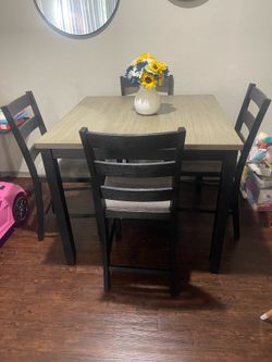 Dinning table and chairs