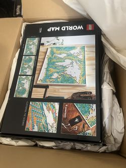 World Map Lego Retired