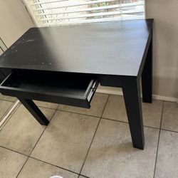 Black Vanity Desk 