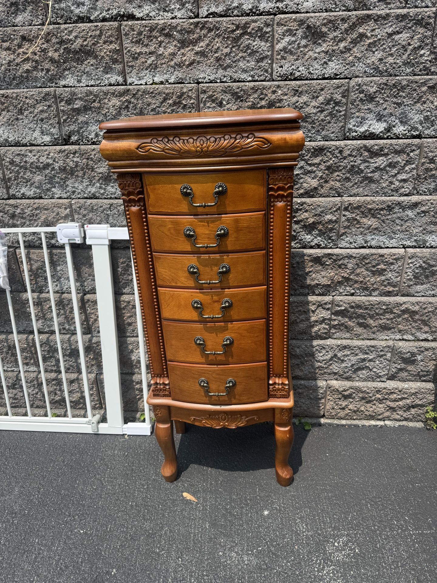 Standing Jewelry Chest