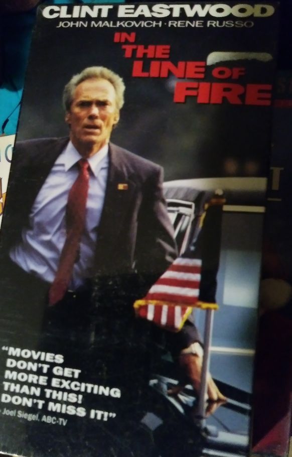 In the Line of Fire "VCR/VHS Movie"