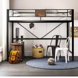 Twin Loft Bed Frame 
