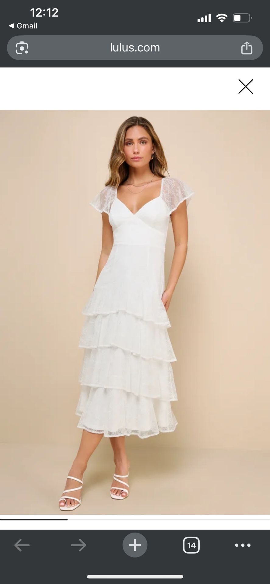 Lulu's Bridal Shower Dress