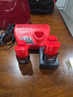 Milwaukee M12 Batteries and Charger