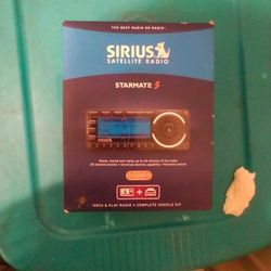 Sirius Satellite Radio Starmate 5 Dock & Play + Complete Vehicle Kit