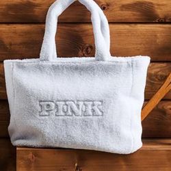 BNWT Victoria Secret Pink Sherpa Tote sealed in bag  