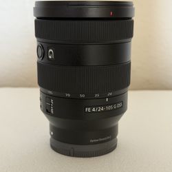 Sony FE G 24-105 F4 Full-frame E-Mount Lens