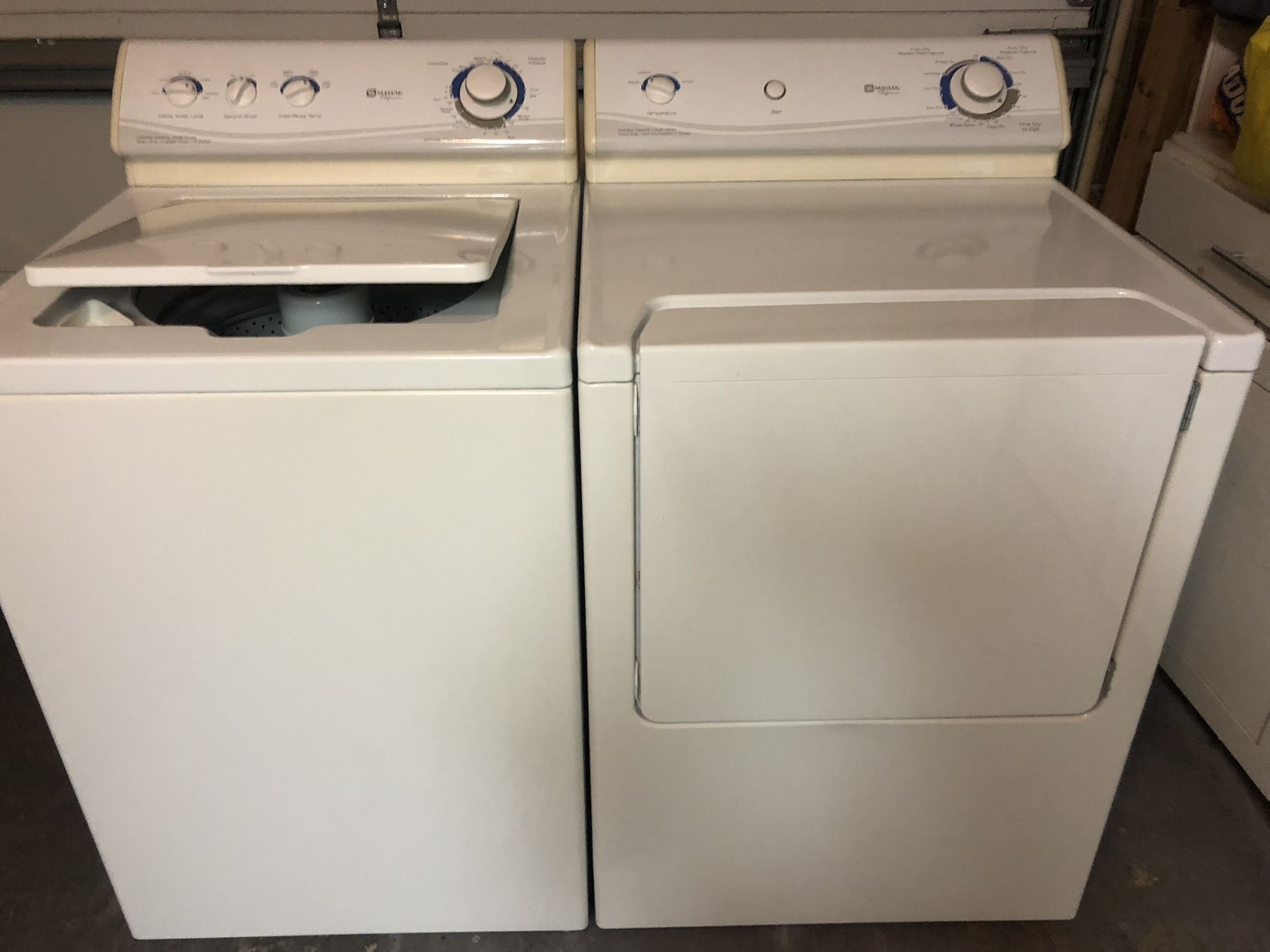 MAYTAG PERFORMA WASHER AND DRYER