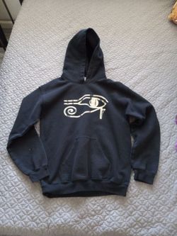 Black hoodie with eye symbol