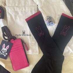 Mini Wallet Bundle Deal Psycho Bunny  Socks 