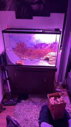 Fish tank wit stand