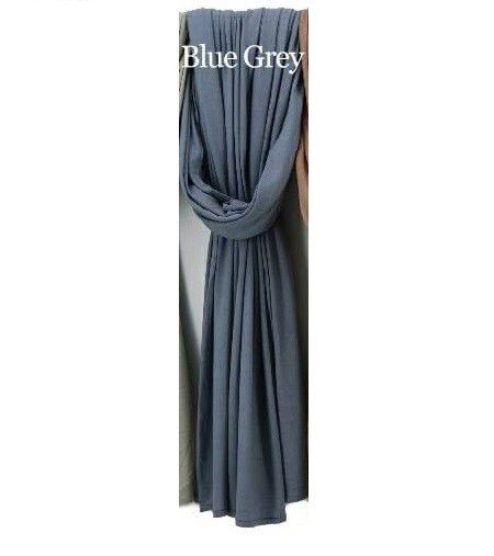 Womens Blue/Grey Premium Jersey Hijab