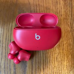 Apple beats airpods (red)