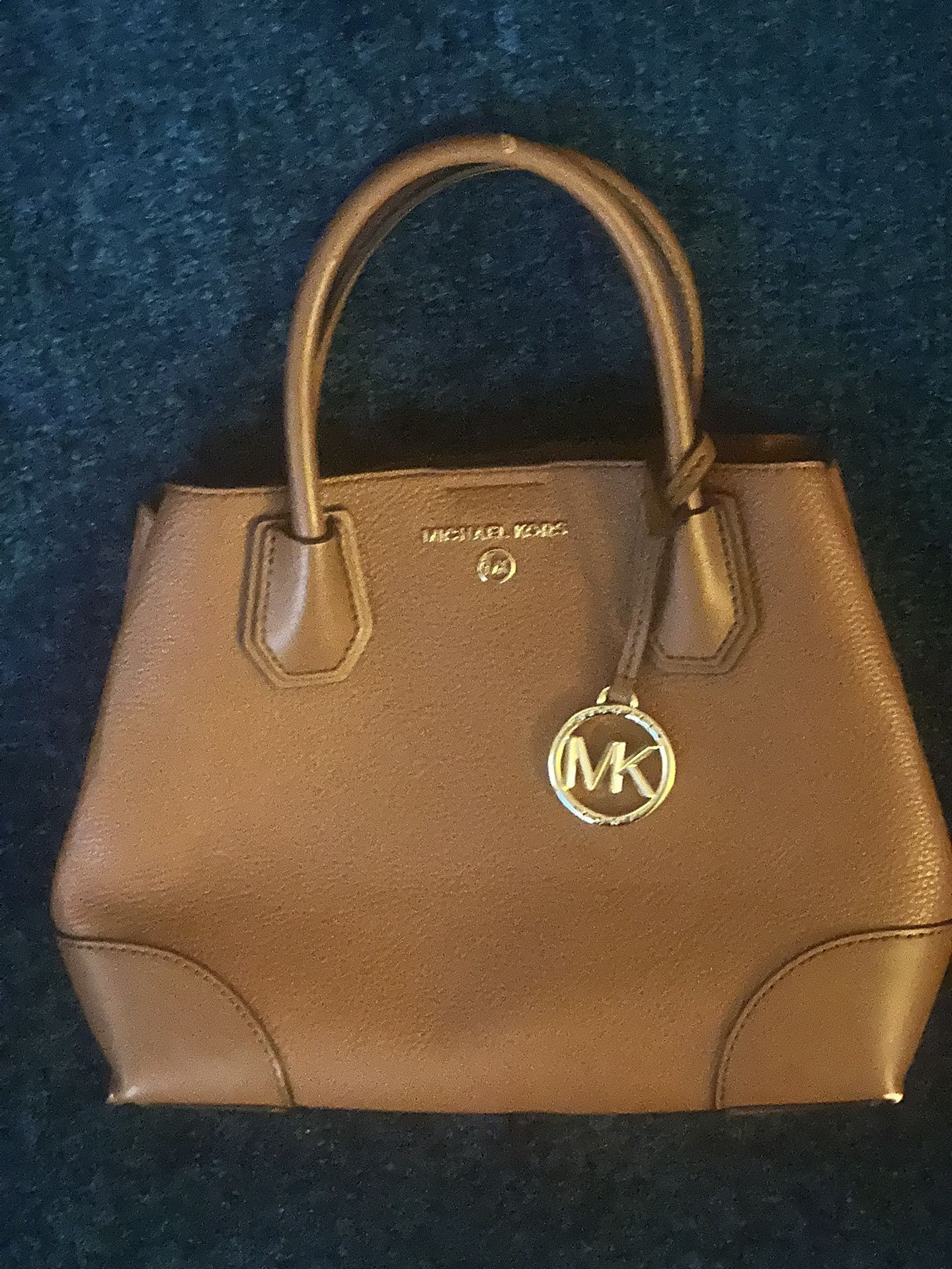 Michael Kors Mercer Medium Brown Leather Crossbody Bag