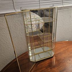 Vintage curio cabinet 20" x12"