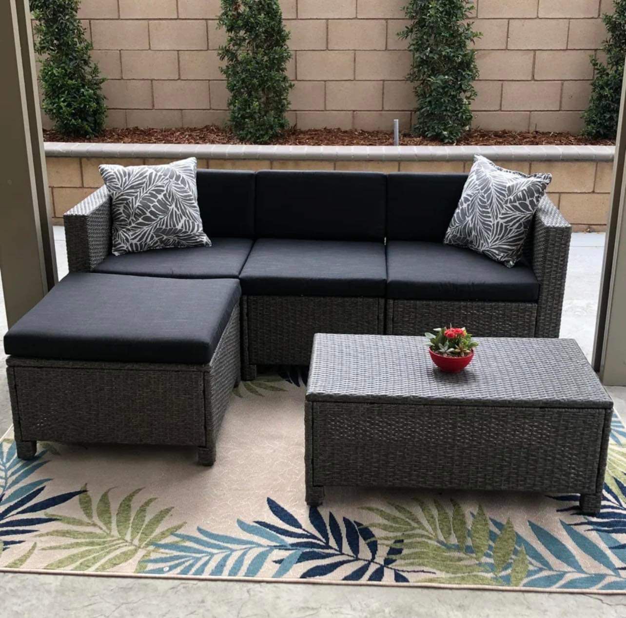 Patio Furniture Set New in Original Packaging 5-Piece Sofa Set Retailed For $759.99.