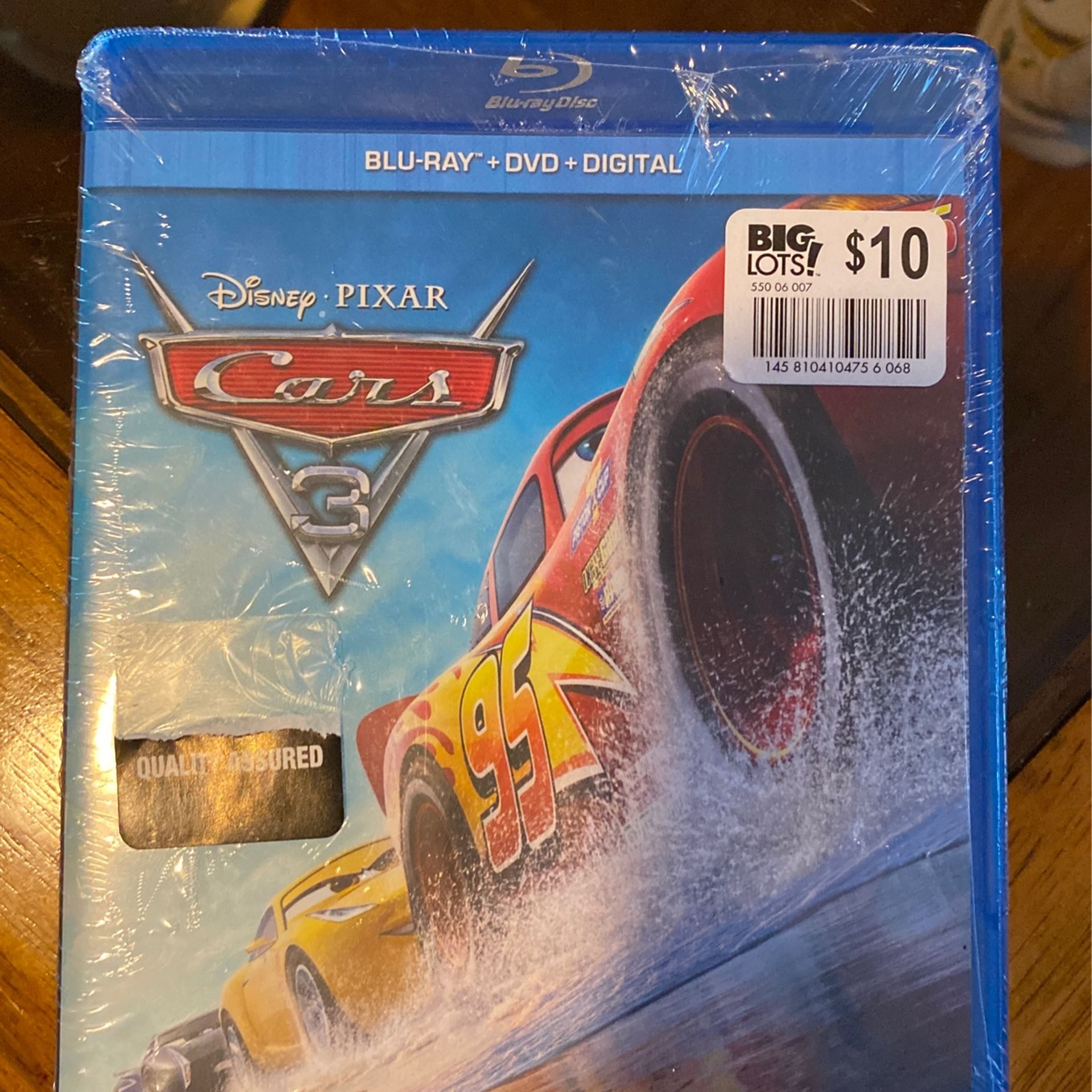 Disney Pixar “CARS” Blue-Ray Movie
