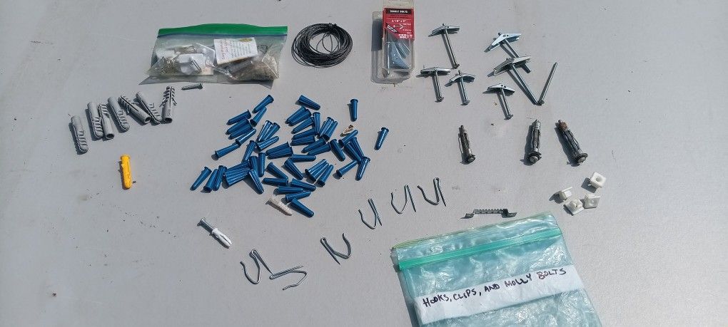 Hooks, Clips & Molly Bolts