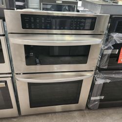 LG-30-in-Combination-Double-Electric-Smart-Wall-Oven-w-Convection-EasyClean-Buil-in-Microwave-in-
Stainless Steel 