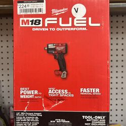 Milwaukee 1/2" Mid-Torque Impact Wrench w/ Friction Ring (new)