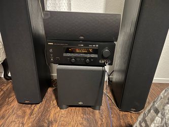 Klipsch and Yamaha receiver $370 obo