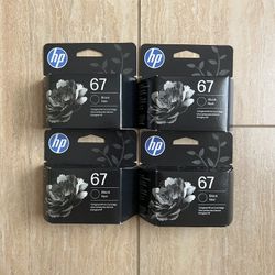 HP 67 Black Ink Cartridge x10 Brand New